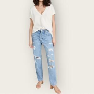 EUC | Pistola Denim | Jen Slouchy Boyfriend Distressed Jeans | Primrose | 25